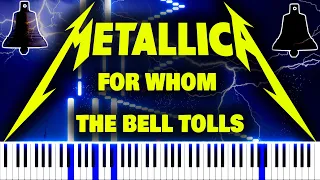 Metallica For Whom The Bell Tolls Piano Tutorial(VST Cover)