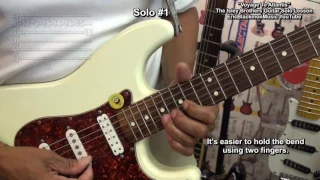 How To Play VOYAGE TO ATLANTIS Electric Guitar Solo Ernie Isley Lesson @EricBlackmonGuitar