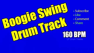 Boogie Shuffle Drum Tracks - 160 BPM Drum Tracks