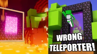 Dream's alternative Portal Jump in the One Trillion Minecraft Views Video