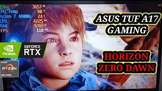 Horizon Zero Dawn - Gameplay with FPS Test _ ASUS TUF A17 Gaming Laptop