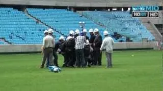 Ronaldo Nazário nas Obras da Arena do Grêmio