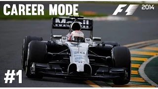 F1 2014 Career Mode Part 1 - Australian Grand Prix