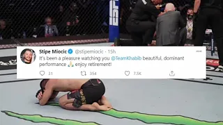 UFC fighters and other celebrities reaction to Khabib win And Retirement| Khabib the Eagle