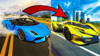 Upgrading Slowest to Fastest Lamborghini in GTA 5 RP