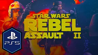 Star Wars Rebel Assault 2 The Hidden Empire PS5 Gameplay [Playstation Plus]