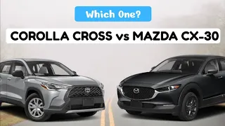 2023 Mazda CX-30 vs 2023 Toyota Corolla Cross