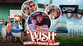 Disney's PRIVATE island CASTAWAY CAY // Trivia, Arendelle, Funnel vision, & silent disco! // Day 3