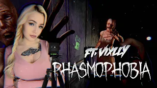 Phasmophobia ▸Агрессивно ждём обновления вместе с @Vixlly .  Стрим #71