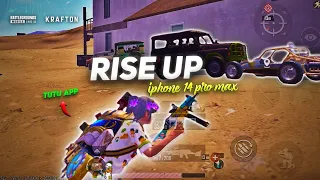 Rise Up⚡• iPhone 14 Pro Max • BGMI Competitive Montage ❤️