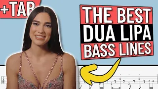 The Best DUA LIPA Bass Lines Ranked! (with TAB)