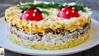 Salad "Rich Merchant" Very Delicious  (English Subtitles)