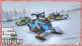 GTA 5 Roleplay - "Crazy Snowmobile Ride Out Trip" - Ep. 39 - StraightShootinRp