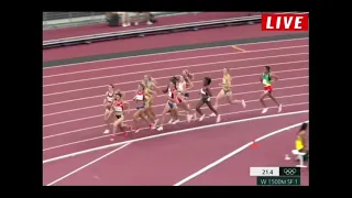 Women's 1500M semifinal 1 Olympics Tokyo 2021(Faith kipyegon  Breaks the Record in qualification)