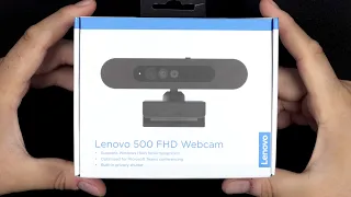 Lenovo 500 FHD Webcam - Unboxing & Testing