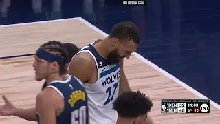 Rudy Gobert 14 pts 15 reb 2 blk vs Denver Nuggets | 2023-04-23