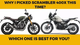 Triumph Scrambler 400X vs Royal Enfield Himalayan 450