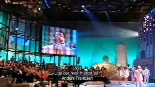 Eurovision Denmark 1990-2012 Entries Recap