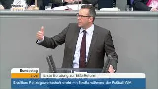 Bundestag - Erste Beratung zur EEG-Reform am 08.05.2014