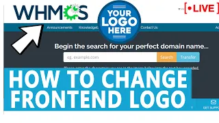 [🔴LIVE] How to change frontend logo in WHMCS?