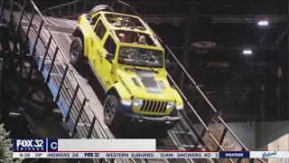 You could be the 3 millionth person to ride on Jeep's indoor track at this year's auto show