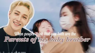 Bang chan| when people think that you both are the parents of his baby brother| one shot