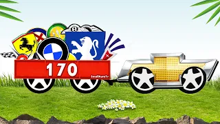 170 car Logos in 17 minutes ❌ Miniature Cars from Car Logos, All Car Brand Logos A to Z- video quiz