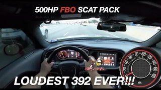 LOUDEST 392 Challenger Probably EVER!!! POV Driving And Review