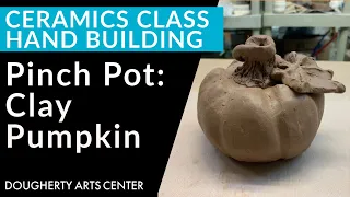 Pinch Pot Clay Pumpkin