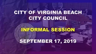 City Council Informal - 09/17/2019