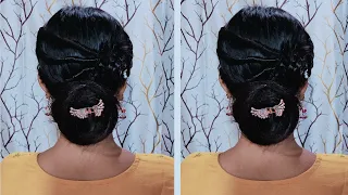 Hairstyles for Girls |  Summer Hairstyle | Bridal   Hairstyle | Simple Low Bun Hairstyle !