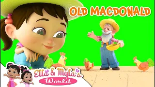 Old MacDonald Had A Farm Nursery Rhyme | Ella & Myla's World