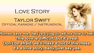 Love Story - Taylor Swift (Official Instrumental / Karaoke)