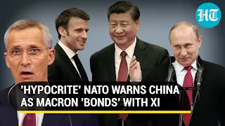 NATO boss threatens China as Macron, EU Chief coax Xi in Beijing | West's war policy flip-flops