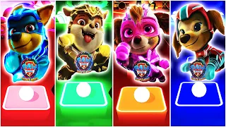 PAW Patrol The Mighty Movie: Chase vs Rublle vs Skye vs Liberty || Tiles Hop EDM Rush🔥