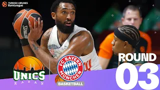 Canaan pushes UNICS to first win! | Round 3, Highlights | Turkish Airlines EuroLeague