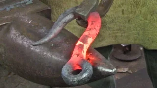 Blacksmithing - Trace Hook, "Old-School" project #1