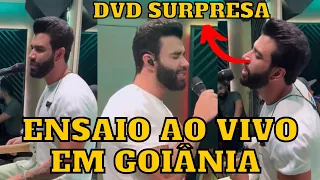 Gusttavo Lima ENSAIANDO em Goiânia, para a GRAVAÇÃO do DVD de 15 anos após jogo da COPA do mundo