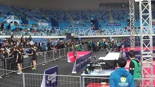 인천  ITTF World Tour Grand Finals FULL  혼복 4강 장우진,차효심 vs 임종훈,양하은 경기가 끝나고 경기장의 분위기