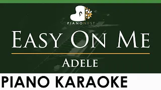 Adele - Easy On Me - LOWER Key (Piano Karaoke Instrumental)