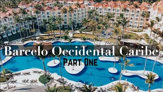 PART ONE | Barcelo Occidental Caribe Resort | Punta Cana | Spring Break 2024 | Semana Santa | 🇩🇴🌴🐚☀️