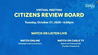 Citizen Review Board 10272020