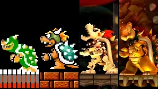 Evolution of Final Bowser Battles in 2D Super Mario Games (1985-2019)