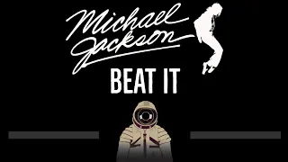 Michael Jackson • Beat It (CC) 🎤 [Karaoke] [Instrumental Lyrics]