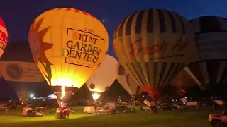 Bristol international Balloon Fiesta 2023 night glow part 1