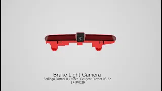 Brake Light Camera Berlingo,Partner II,Citroen Berlingo Peugeot Partner 08-22 BR-RVC29