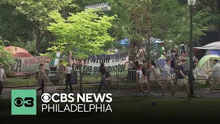 Tensions growing on Penn's campus as pro-Palestinian protest enters Day 8