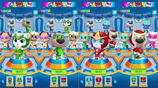 Talking Tom Hero Dash Emerald Angela vs Red Flame Ben vs Fire Arrow Angela vs Super Ben vs Raccoon