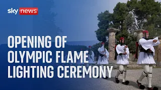 Watch live: Olympic Flame Lighting Ceremony in Greece
