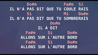 Si la mer se déchaîne paroles accords